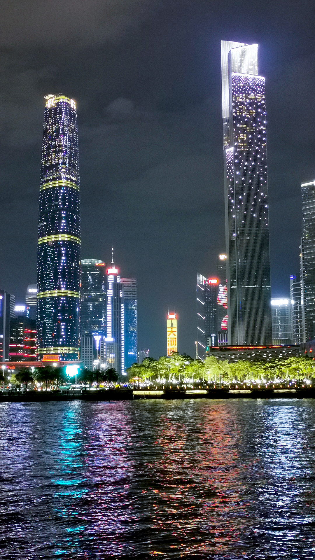 广东省广州市珠江新城夜景