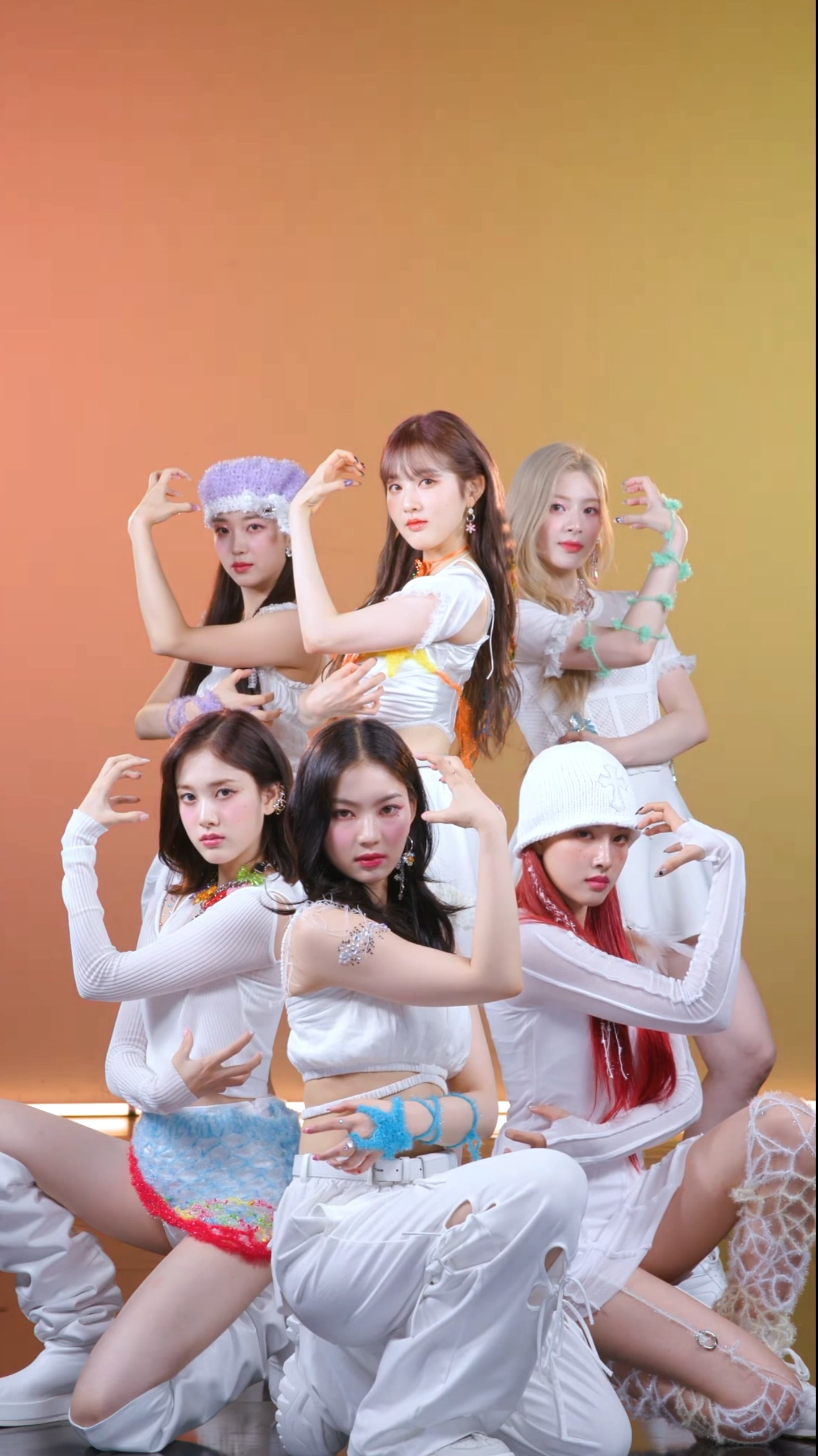 stayc韩国女团饭拍秀beautiful monster舞蹈接力直拍