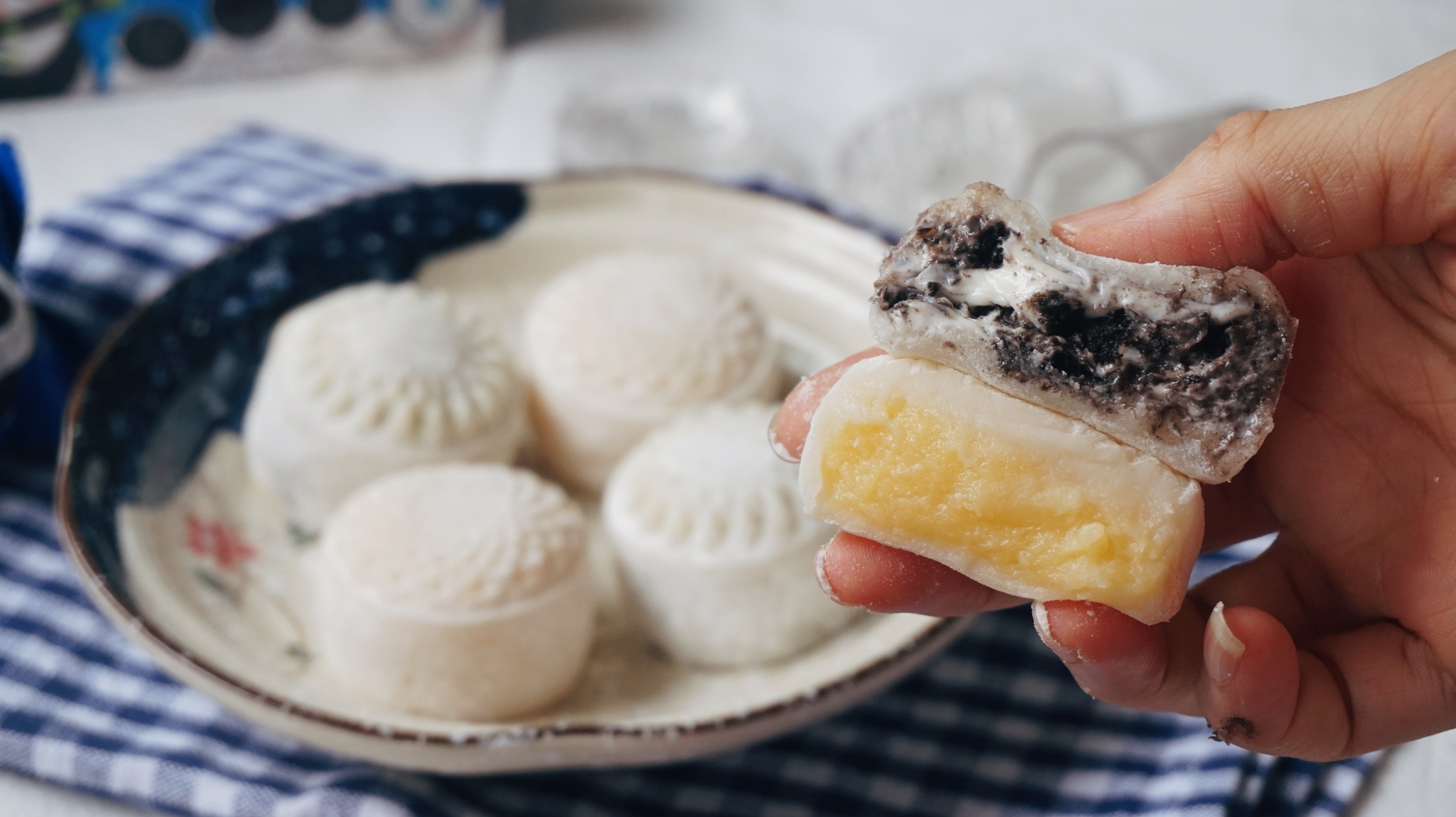 软软糯糯的乳酪冰皮月饼,放几天也不会硬,好吃又不上火