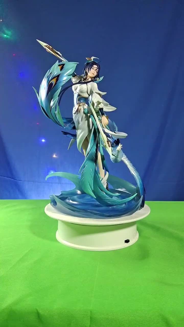 虞姬皮肤手办真的很像孔雀