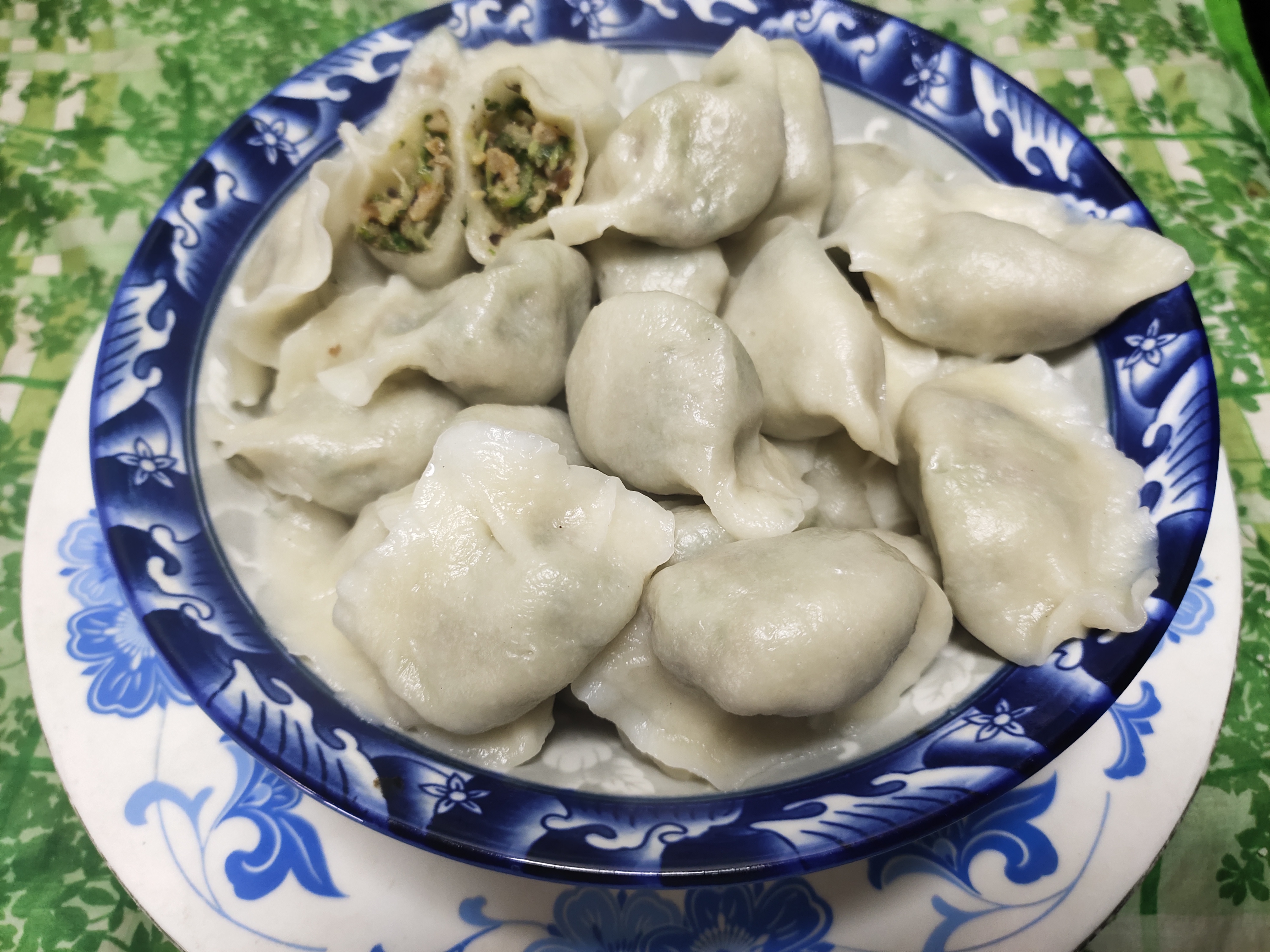关德财老师教做素菜 山药芹菜馅饺子