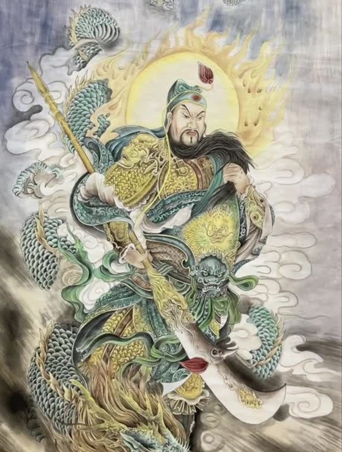 关帝圣君义薄云天武财神关二爷忠义千秋图带你走进画