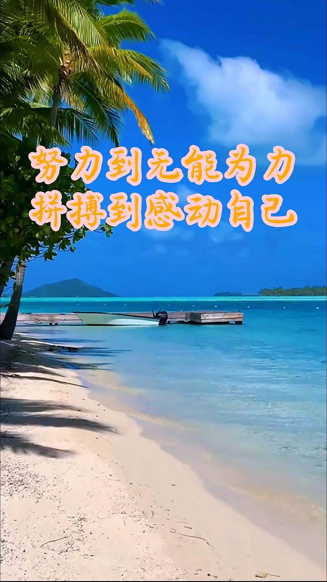 努力到无能为力,拼搏到感动自己 励志人生-度小视