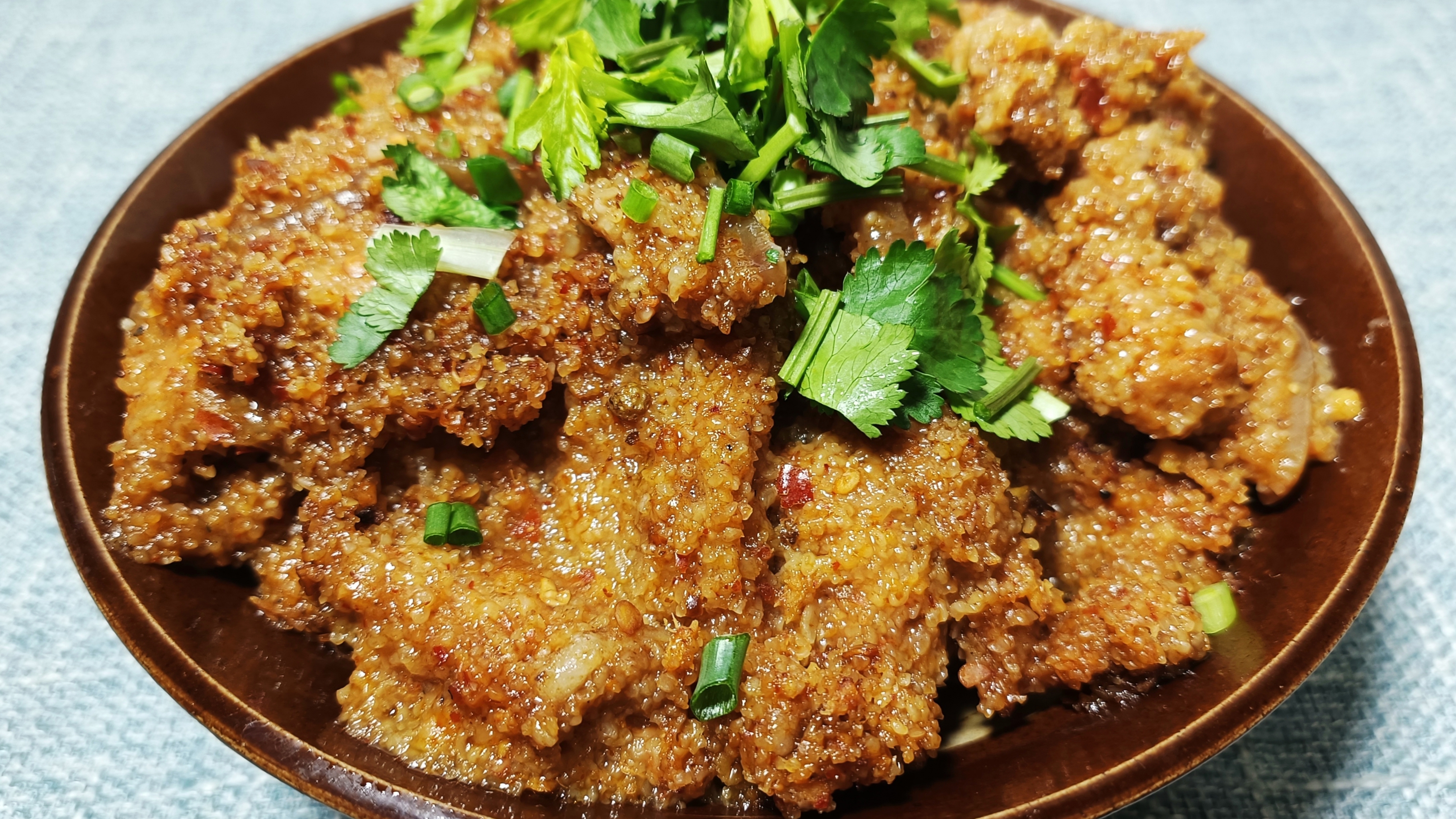 教你四川粉蒸肉传统做法，米粉油润，软糯可口，太香了