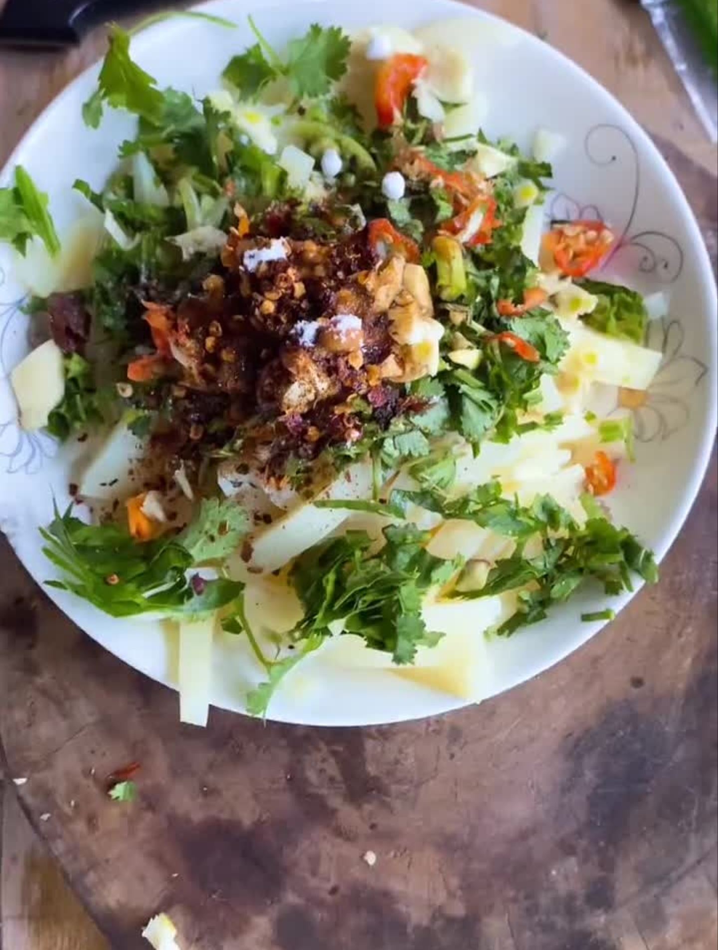 西双版纳,流口水时间,傣味凉拌米凉粉,酸辣味太上头