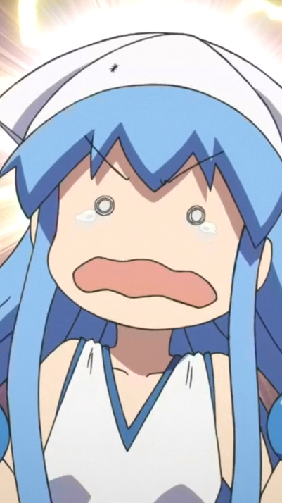 乌贼娘领悟新技能会动的鳍好可爱