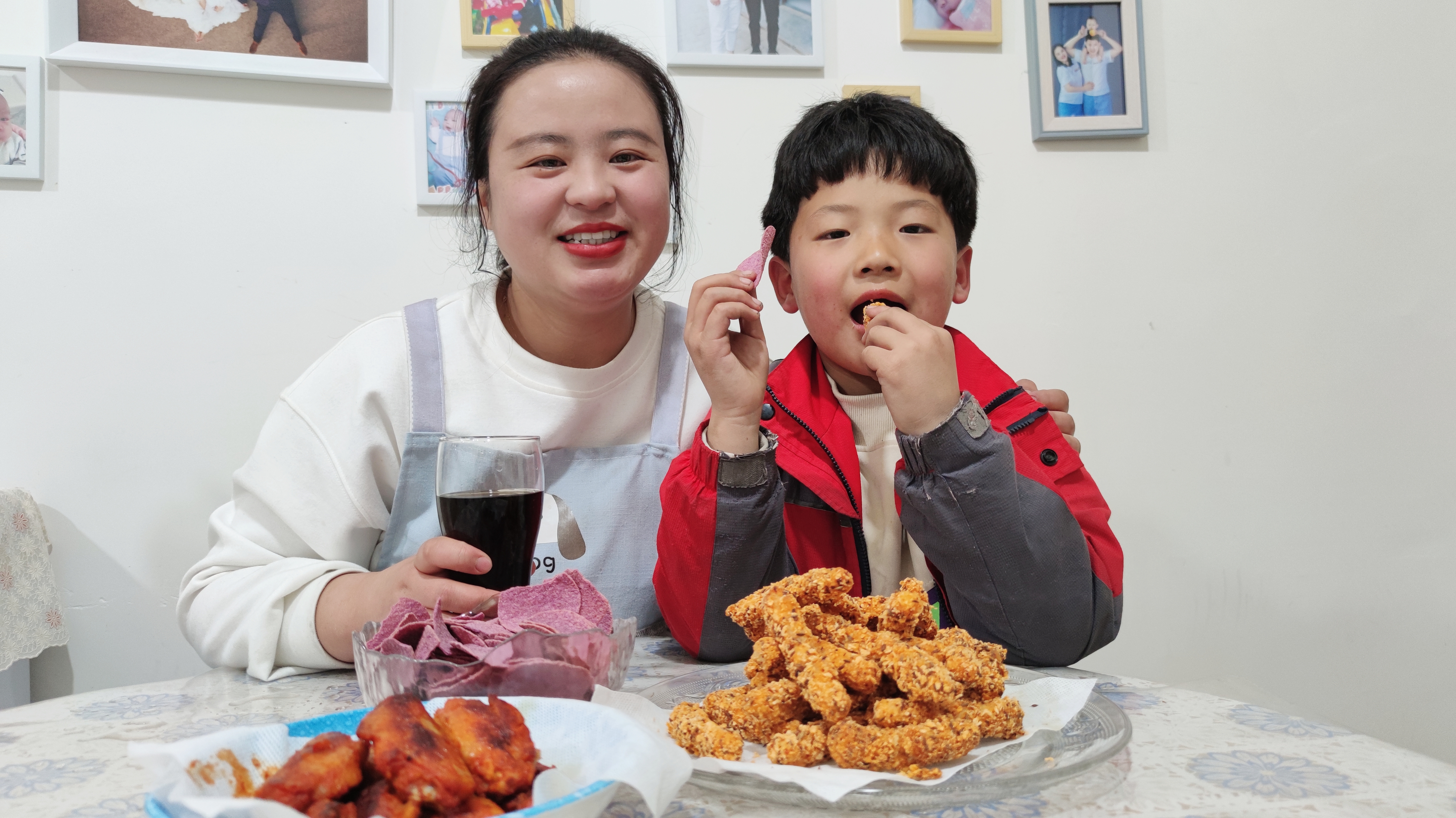 每周定时油炸的快乐,孜然鸡柳外脆里嫩,小外甥吃的太香了满嘴油