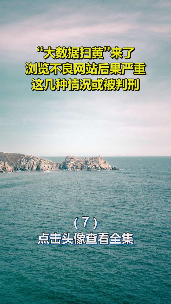 “大数据扫黄”来了!浏览不良网站后果严重,科技,信息技术,好看视频