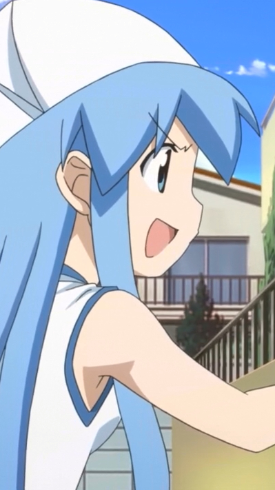 乌贼娘学人使坏被抓现行跑都跑不掉