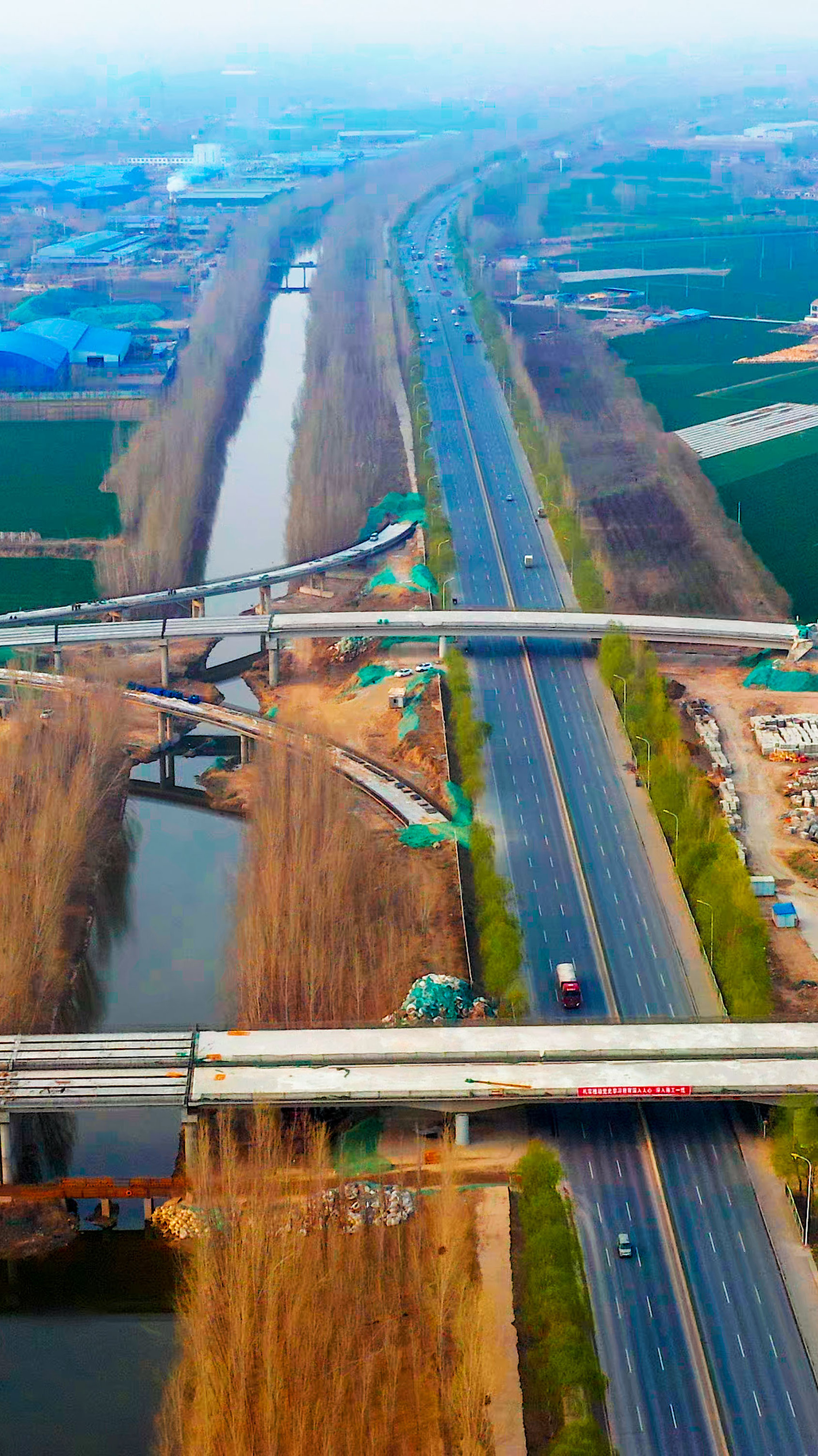 家乡濮卫高速跨越三地,穿越滑县,延津,卫辉,比原路缩短一百里