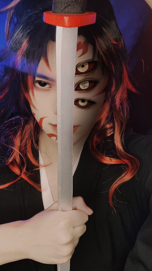 鬼灭之刃|黑死牟|cos仿妆