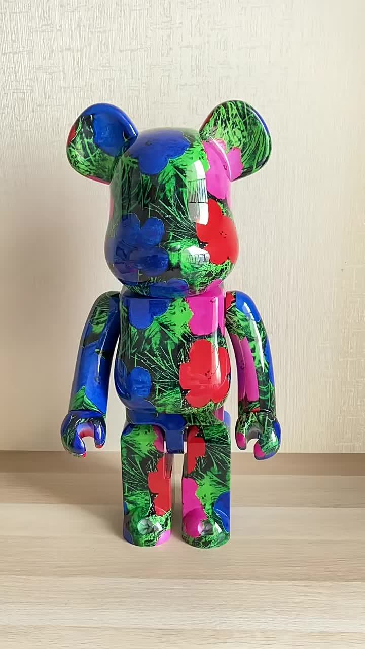 bearbrick1000安迪霍尔花卉暴力熊