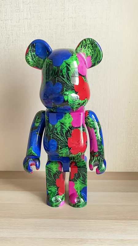 bearbrick1000安迪霍尔花卉暴力熊