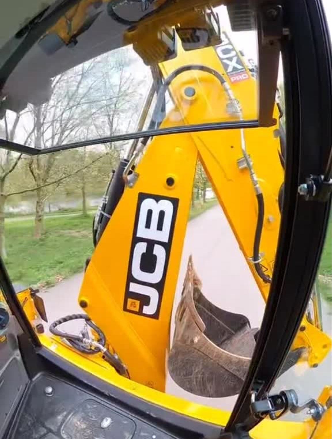 jcb两头忙挖机挖掘机机械工程机械工程机械设备-度小视