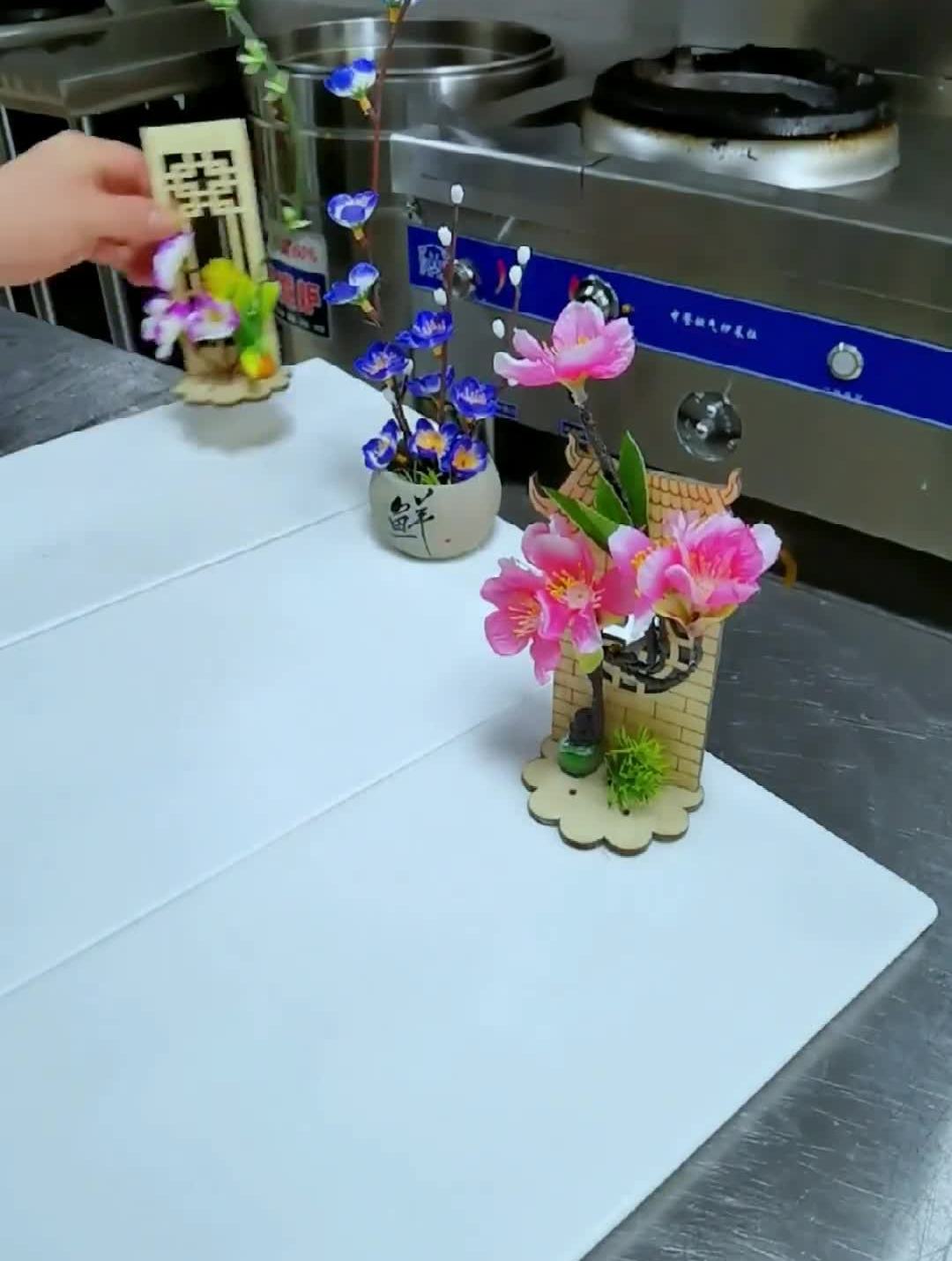 创作灵感酒店盘饰围边点缀厨师摆盘技巧