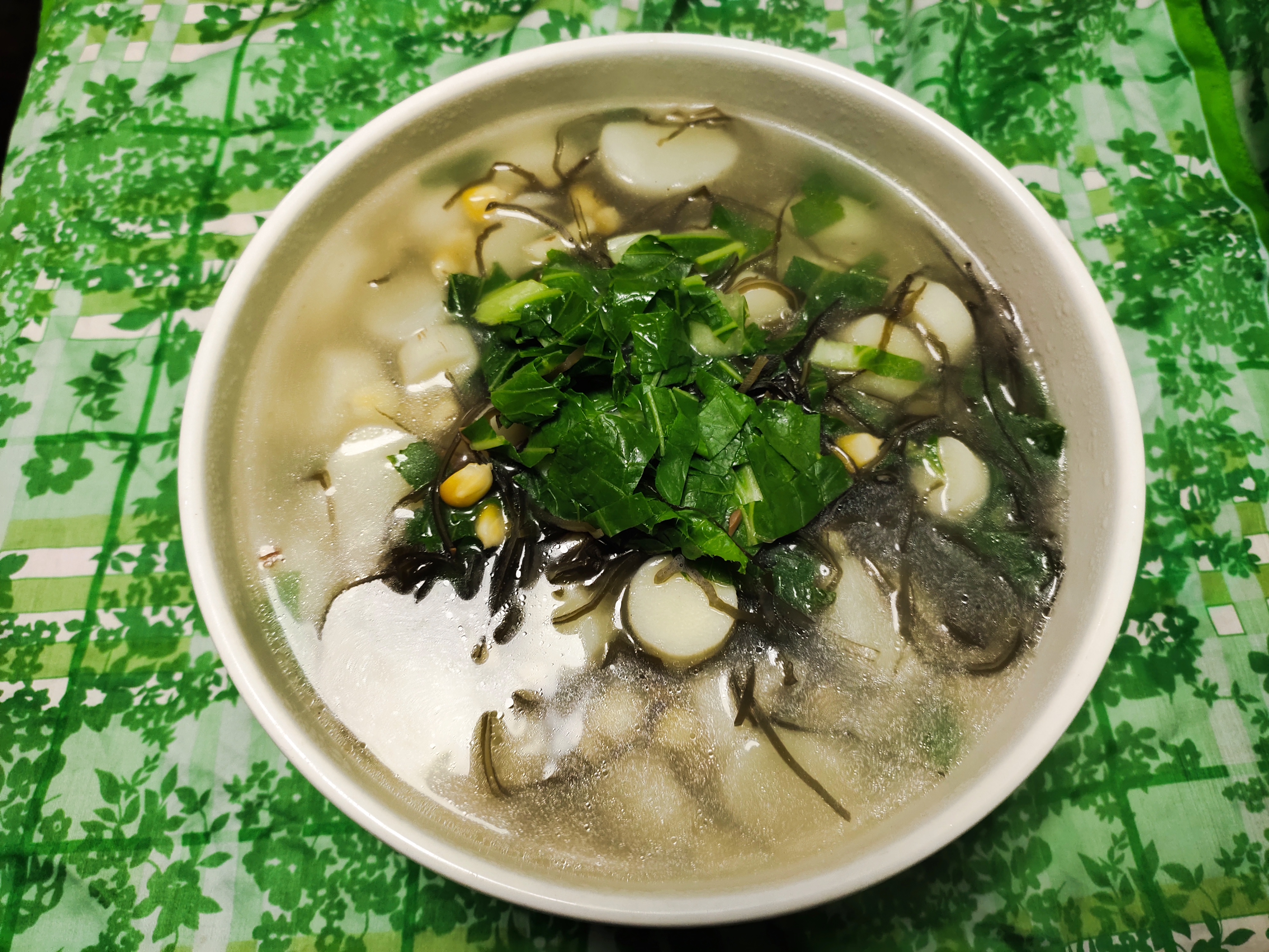关德财老师教做素菜 山药炖海带