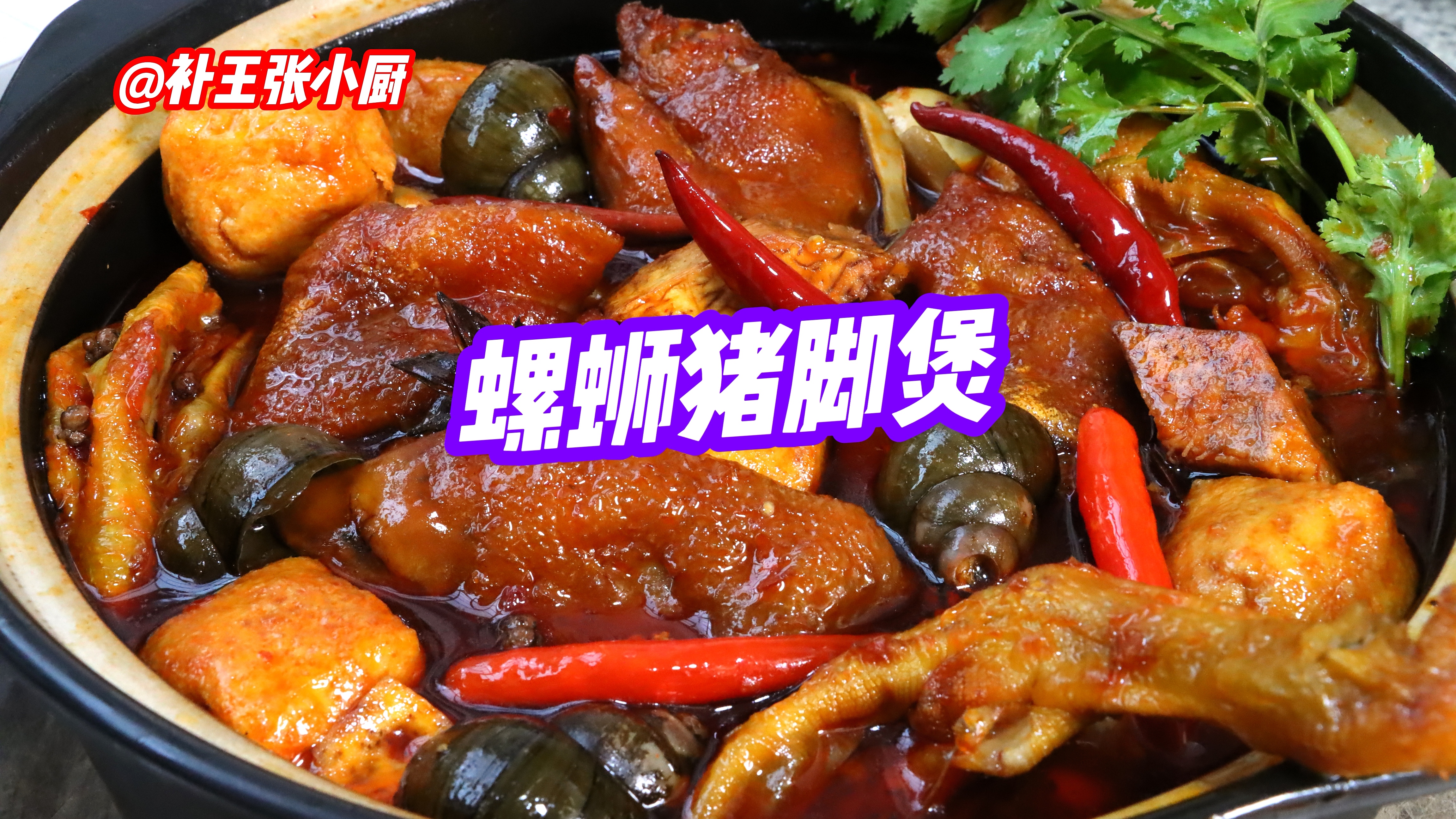 广西宵夜摊扛把子“螺蛳猪脚煲”,螺蛳肥美,鲜味十足,绝绝子