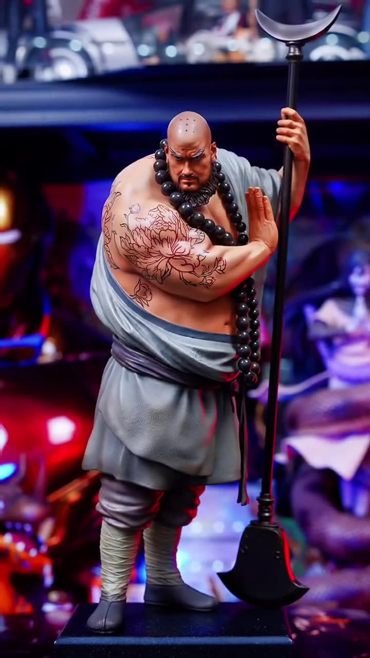 小时候看的水浒传居然也有手办了看得出是谁吗