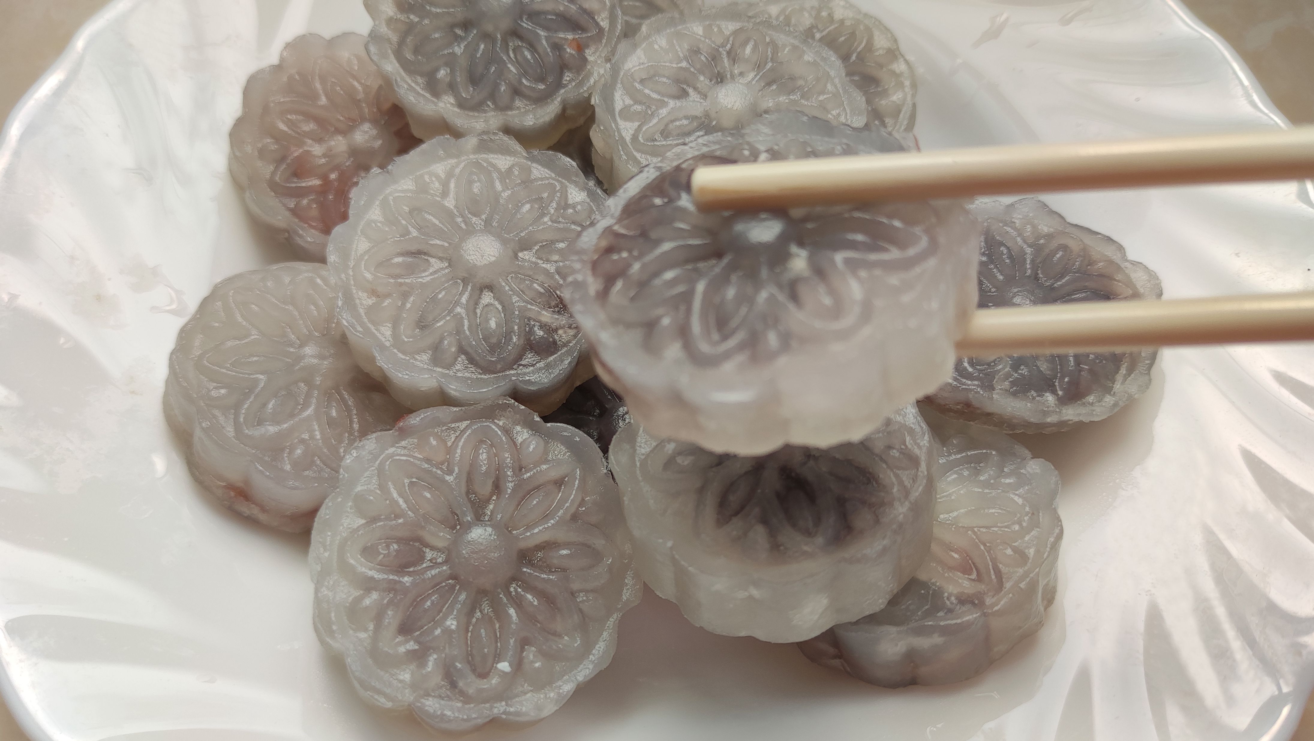 自制豆沙晶饼,弹牙有嚼劲,早餐下午美味小吃,做法简单好上手