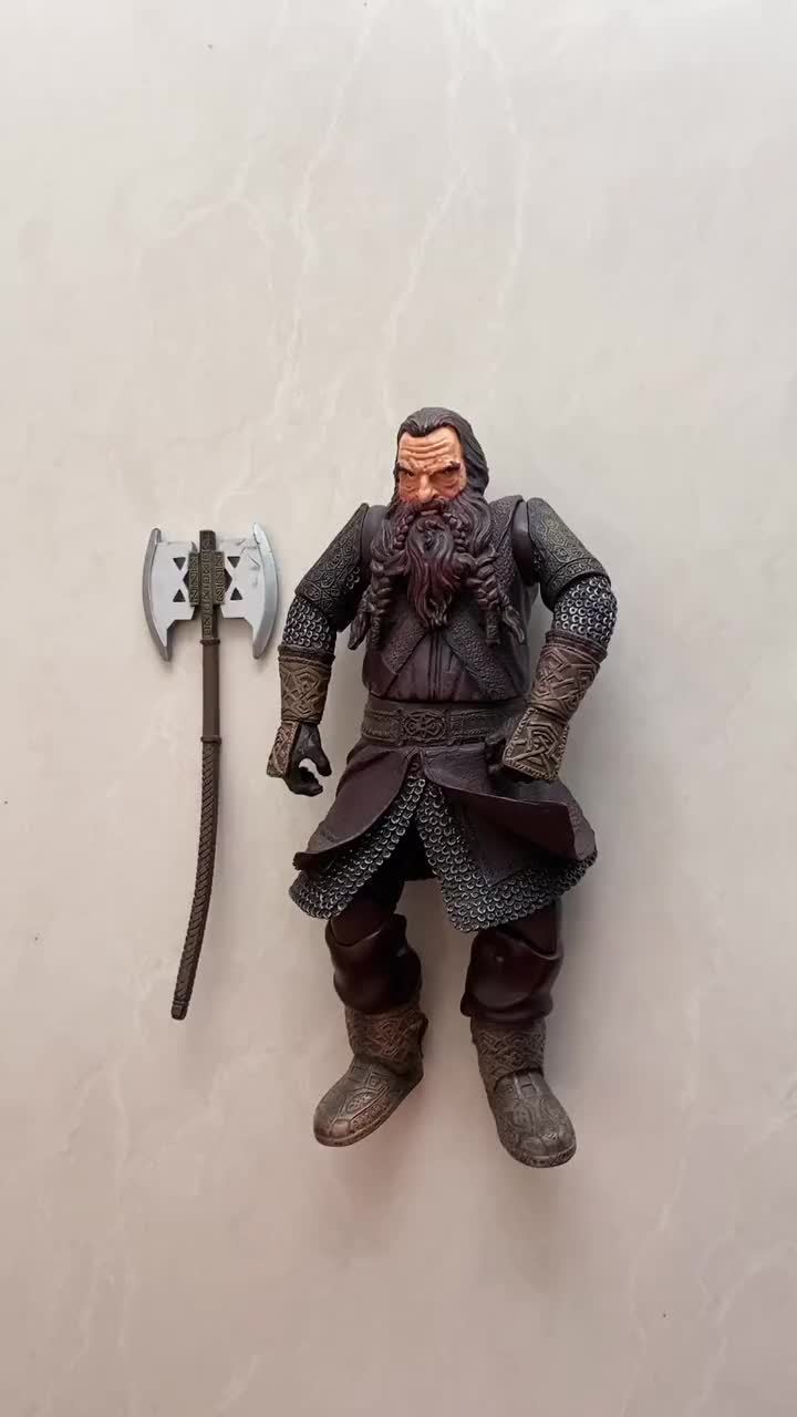 marvel指环王矮人金雳,超大号22cm高-度小视