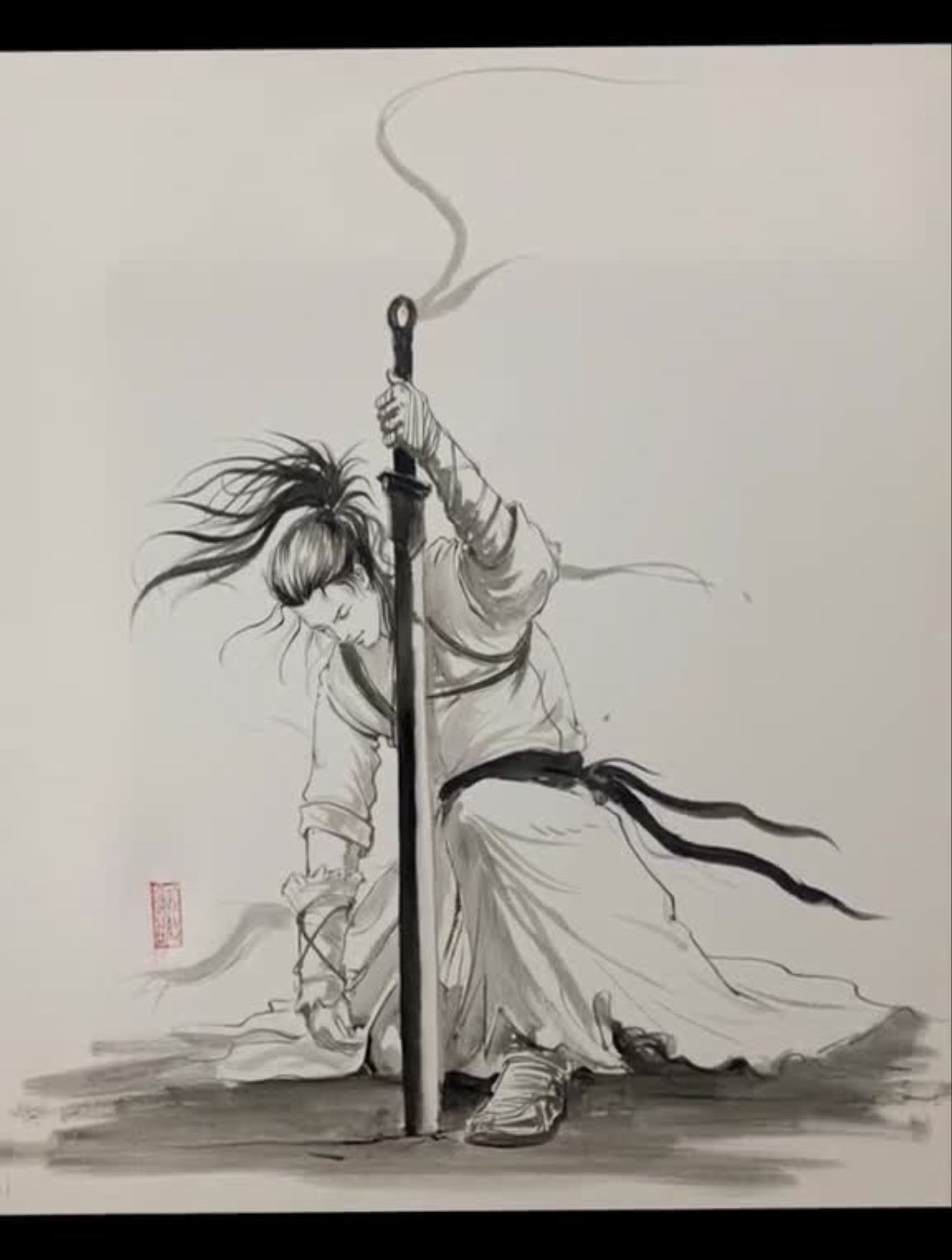 不握剑了,握着她的手,这样的江湖,比什么都好.画江湖-度小视