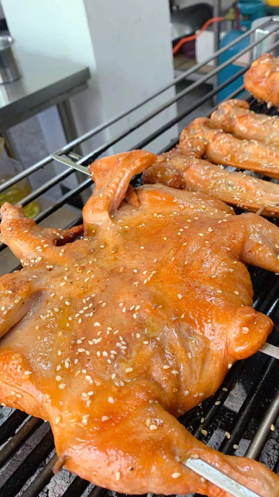 摇滚烤鸡,烤鸭,烤鸡腿,培训小吃,肉要怎么腌制呢?-度小视