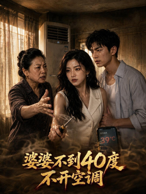 婆婆不到40度不开空调