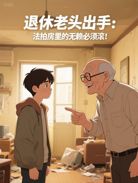 退休老头出手：法拍房里的无赖必须滚！