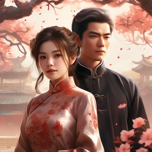 看此日桃花灼灼,宜室宜家,卜他年瓜瓞绵绵,而昌而炽.