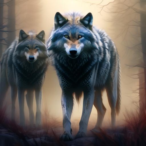 感慨万分,愿我们的友情也能如此坚定不移,至死不渝狼首领图片狼群首领