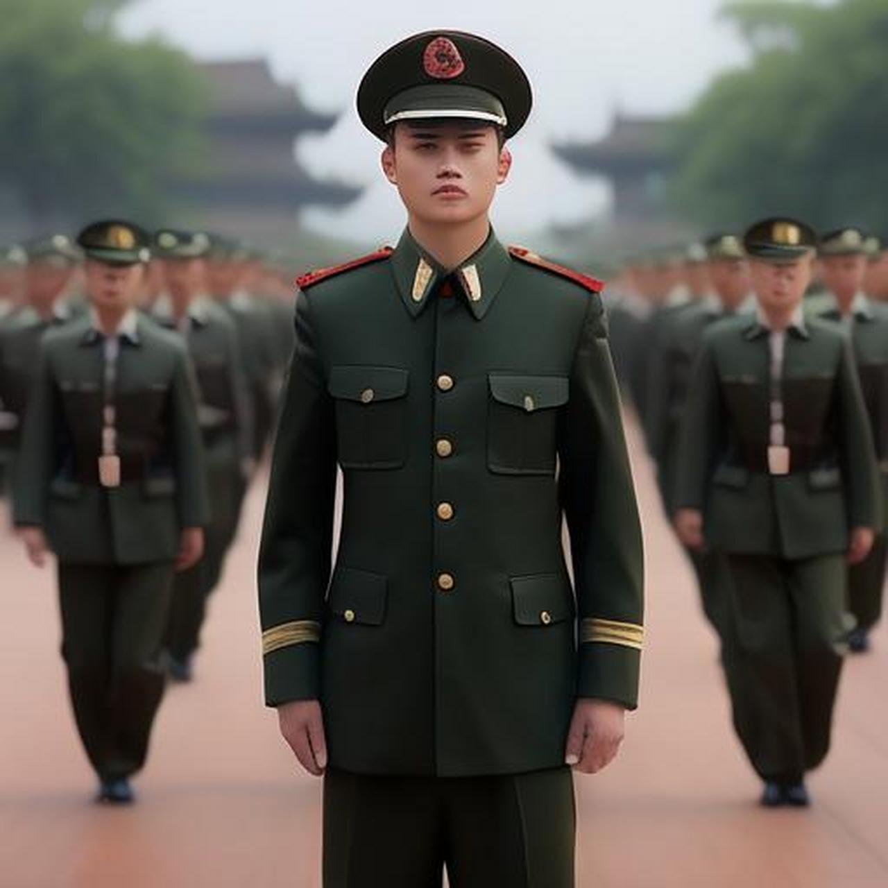 中国军服的换装经历了很多次