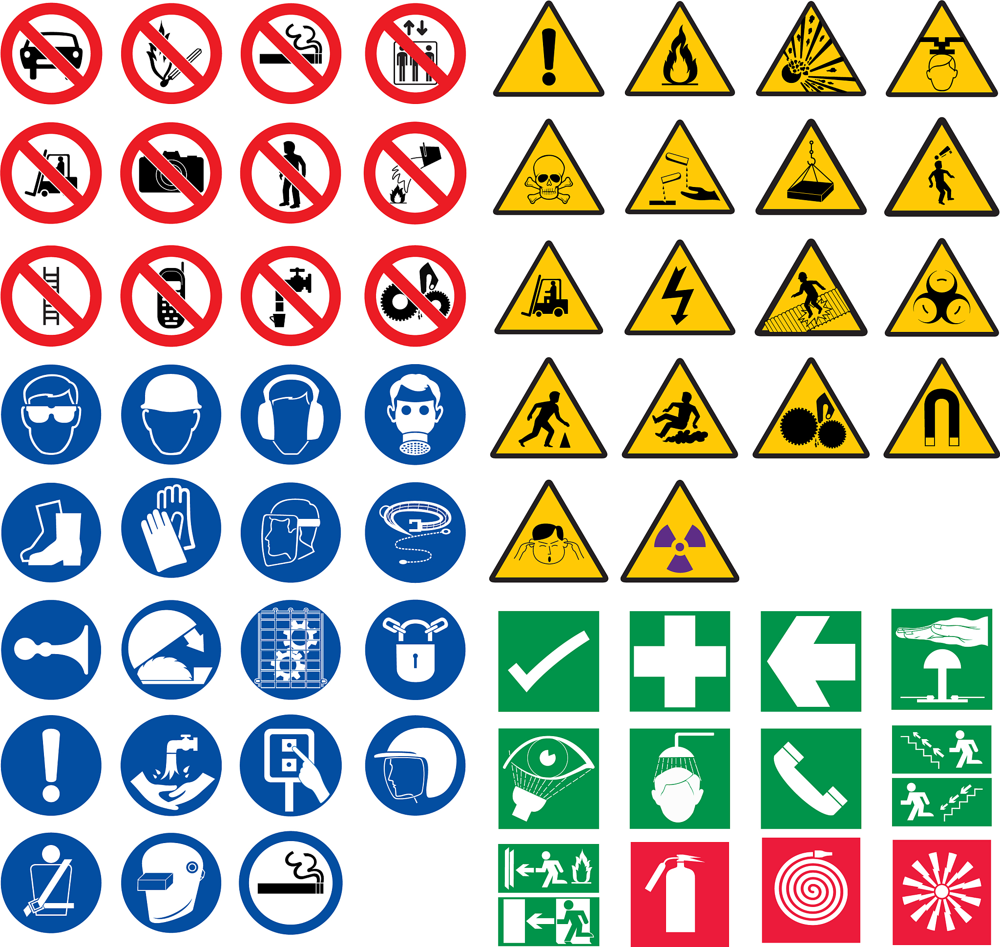 **安全标识的设立准则**