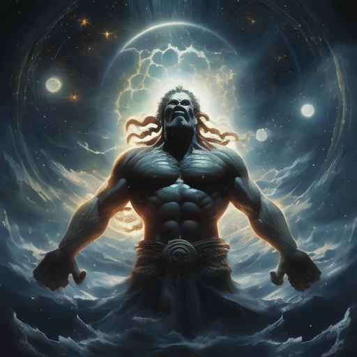 在混沌之初,盘古劈开黑暗, 创下多维宇宙的恢弘画卷