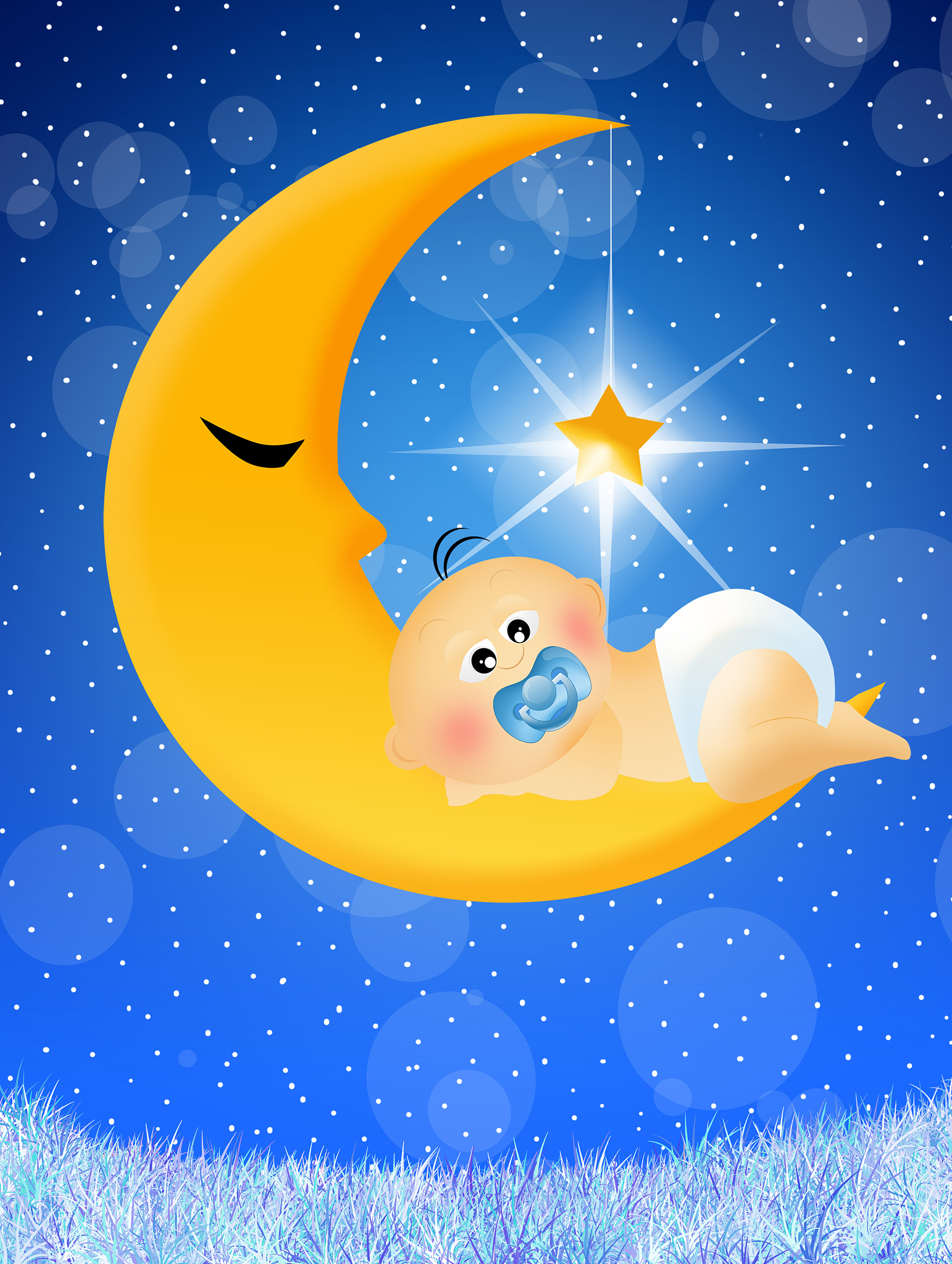 当第一缕晨光悄悄探出地平线,天边渐渐泛起了鱼肚白,月亮宝宝知道,是