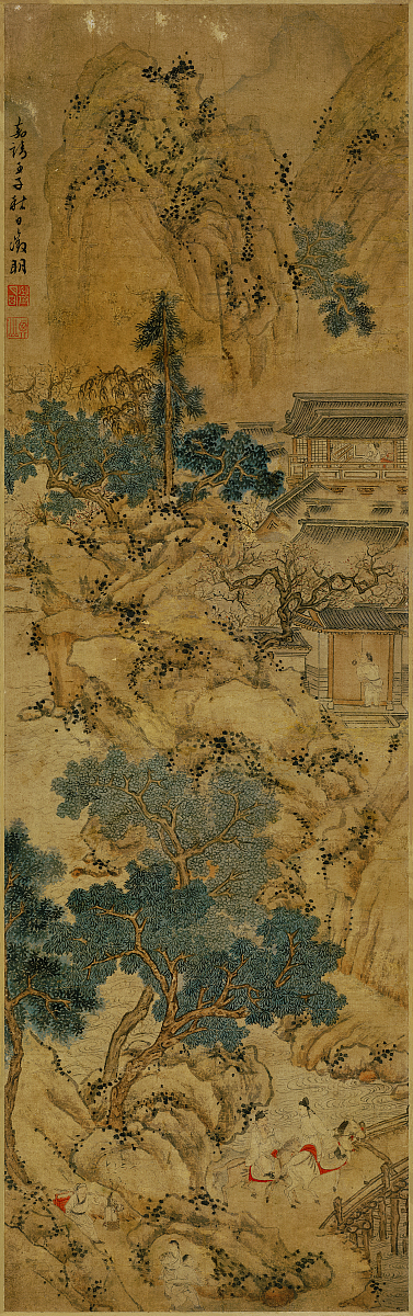然观此画,容膝斋之迹,竟难以寻觅.