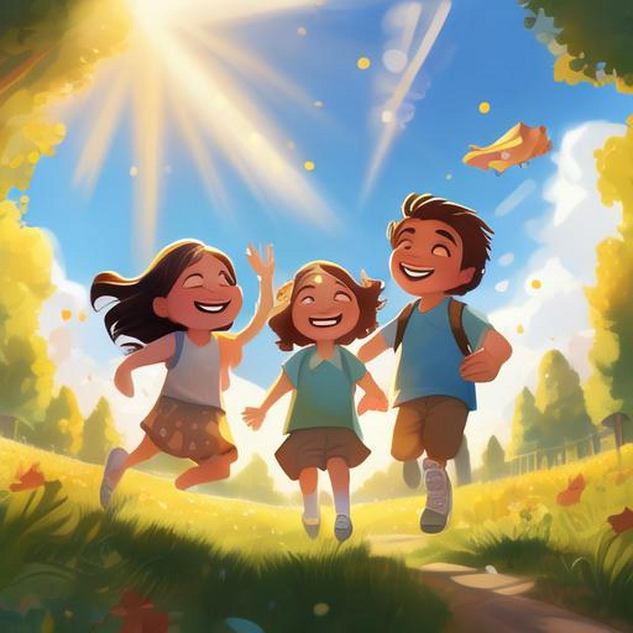 和朋友们一起出去玩,笑声不断,感觉整个世界都充满了爱和温暖.