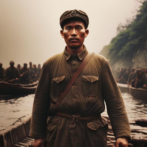 1942年5月19日,因撤退的远征军凿沉了渡船,加之贪财忘义的汉奸李春鸿