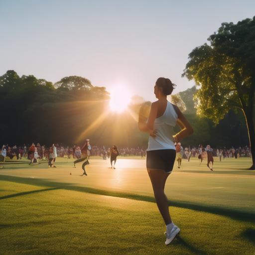 心情如晨光般明媚,身体在运动中唤醒,新的一天,就这样元气满满地开始