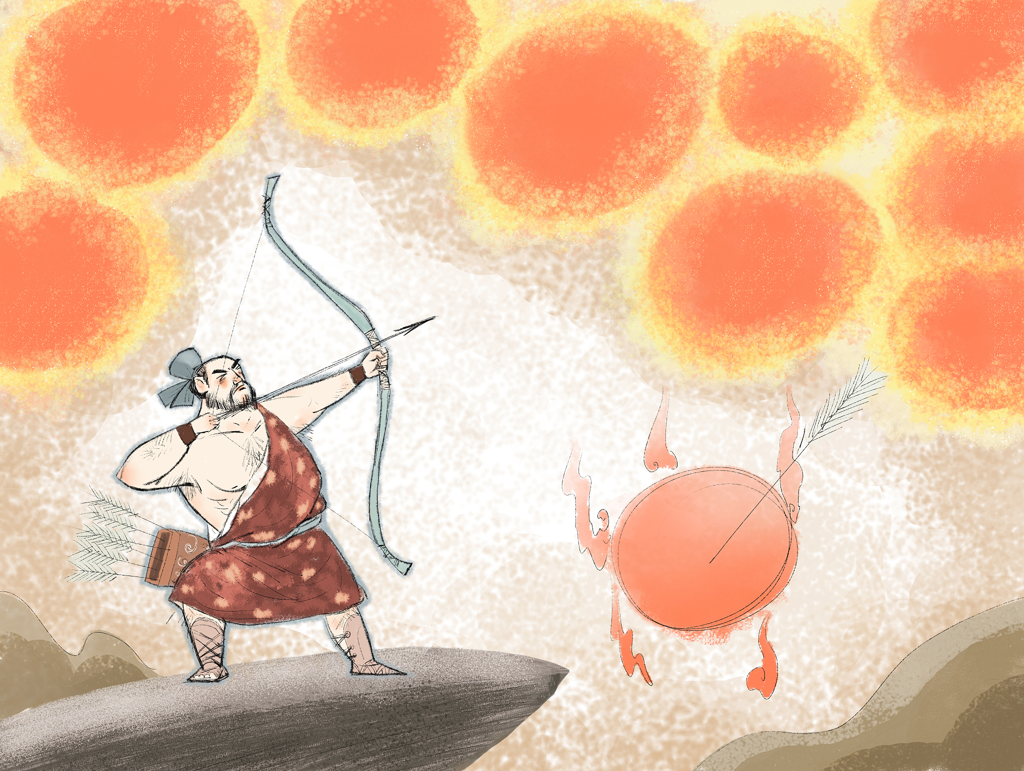 知识创作挑战赛初夏篇#关于后羿射日的误解.