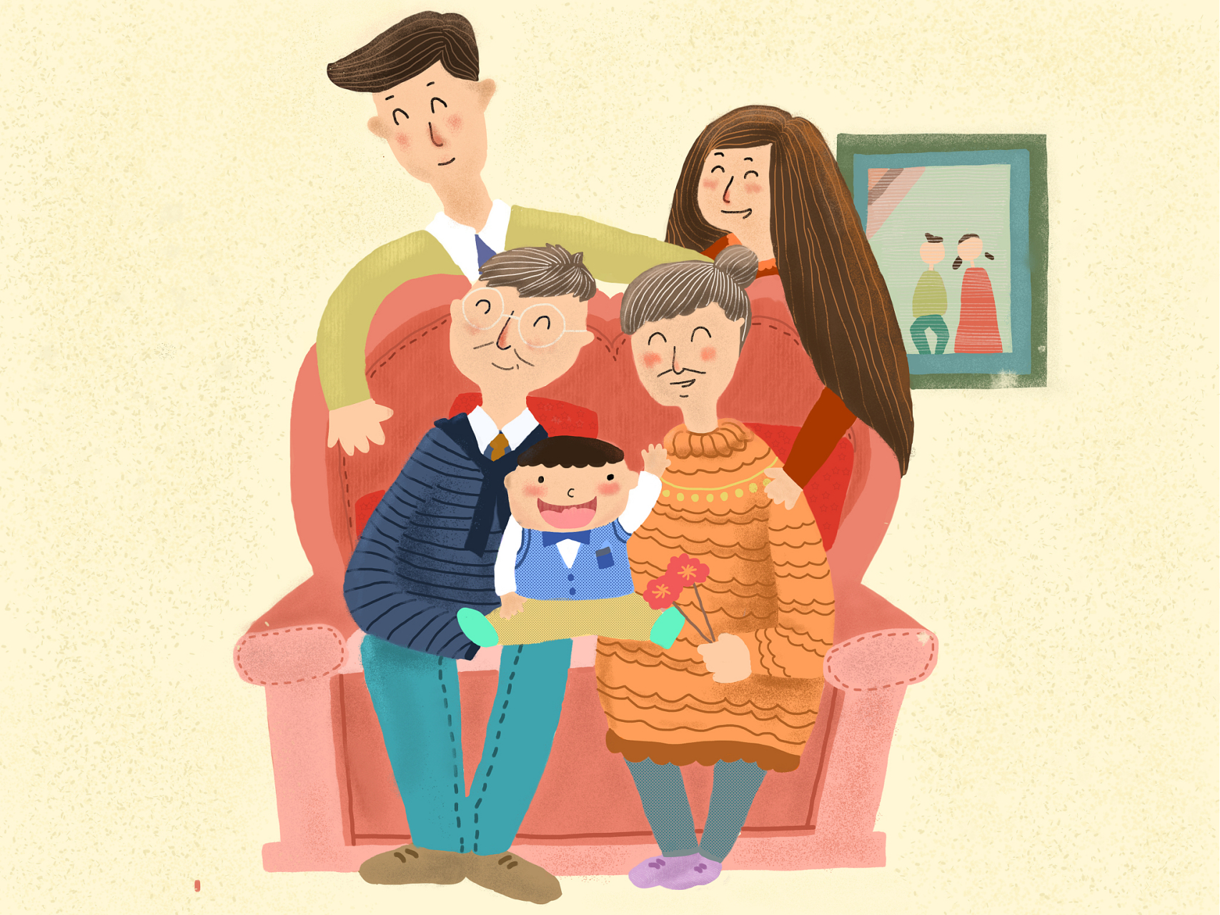 跨年创作挑战赛#我希望在2024年,我能够拥有一个幸福的家庭,家庭饰乙