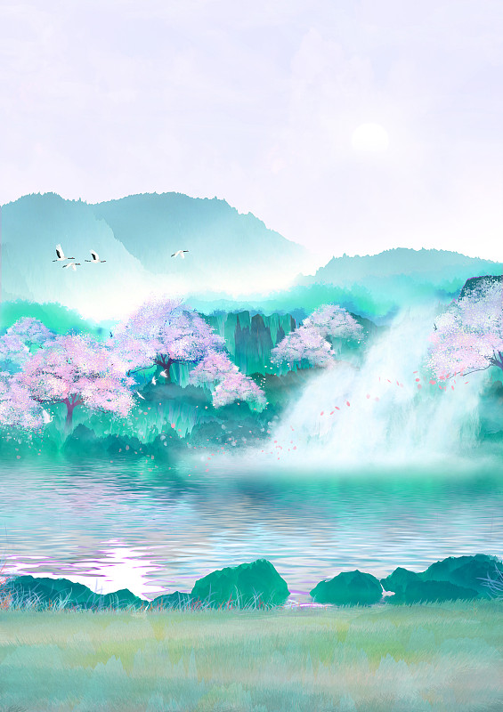 山山水水一幅画 早早晚晚都牵挂 真.@幽窗影的动态