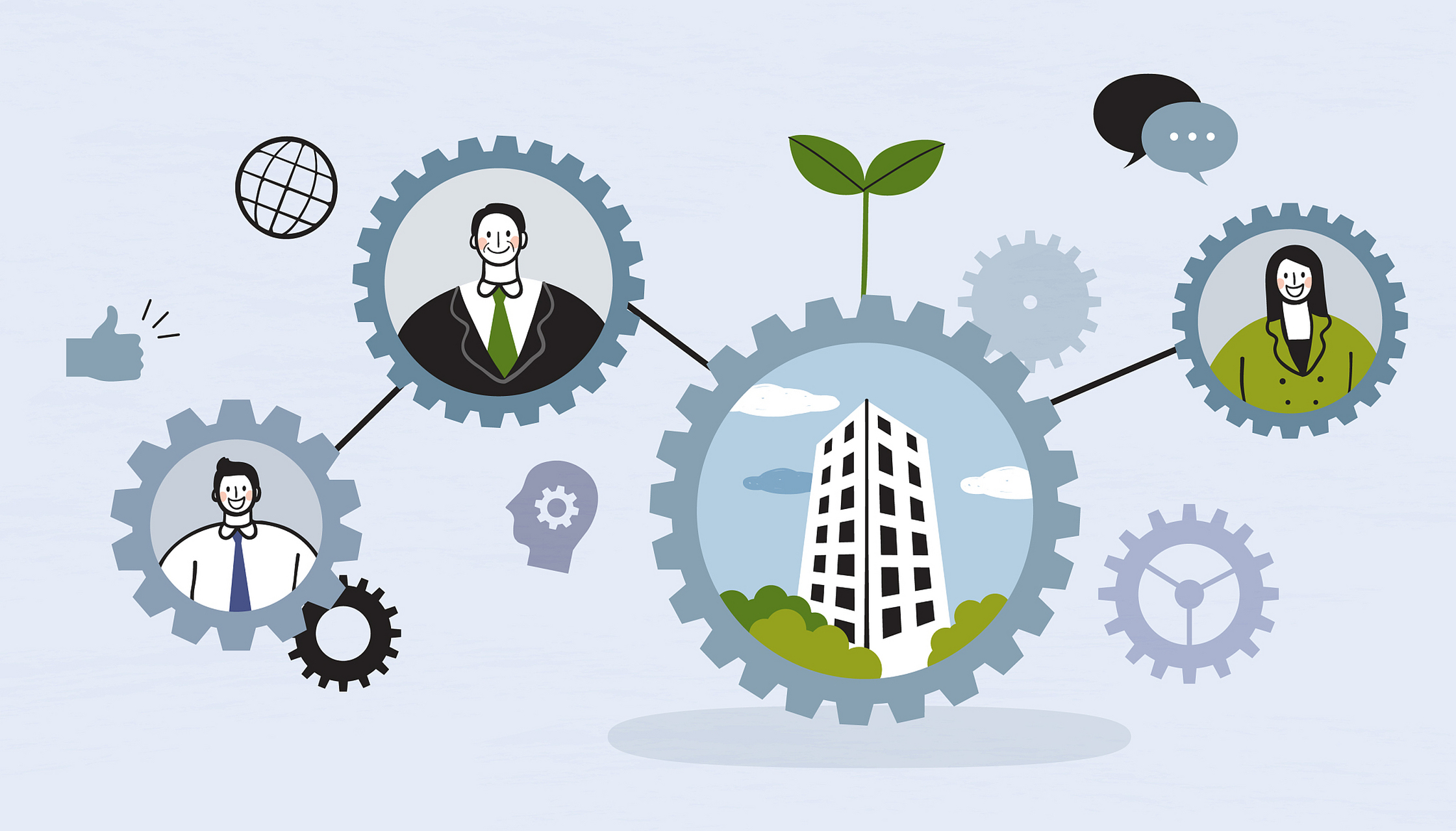 企业可持续发展要同步构建六大体系: 第一,企业可持续发展要回归到