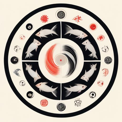 太极图,又称阴阳鱼图,是中国传统文化中非常重要的符号之一,源自于