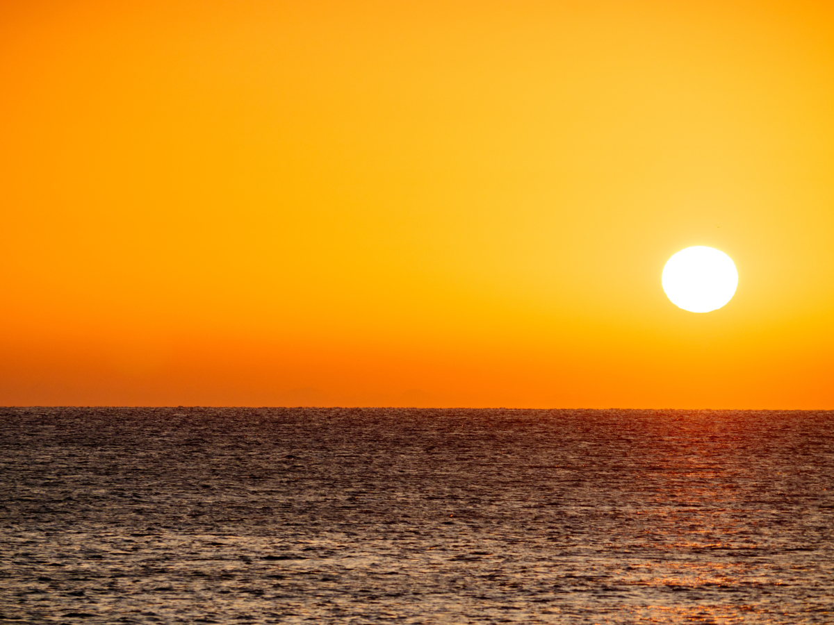 旭日出东海,金光洒满江面,清晨仿佛蕴含着无穷的希望.