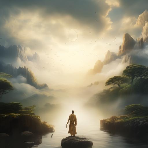 则是超脱世俗的豁达,知晓幸福源自内心的平和与满足豁达意境静享永恒