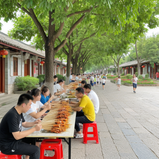 去邛崃羊安镇,吃羊安串串,配个竹叶粽,再去