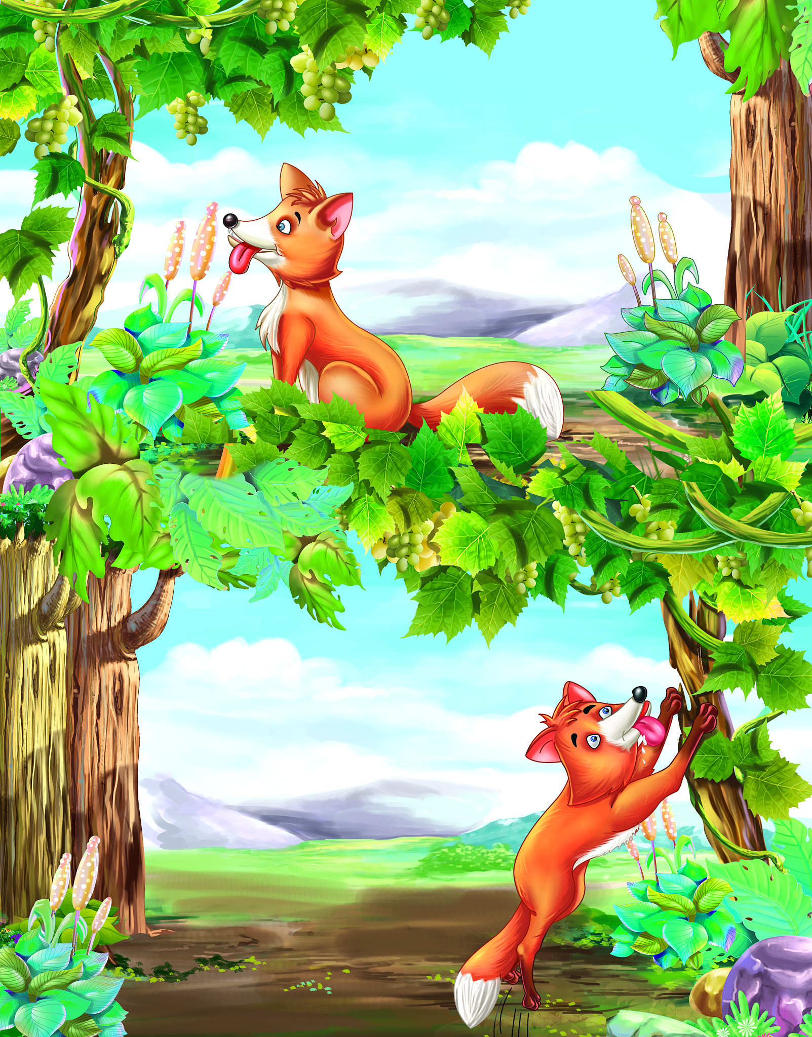 动物和景点的小故事10:小狐狸的寻宝之旅