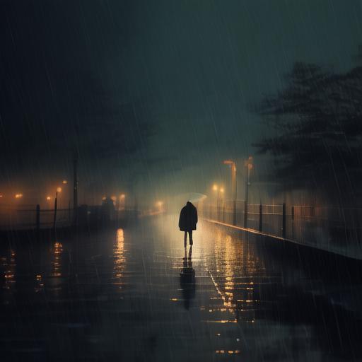 在这场冷雨中,孤独似乎也降温了