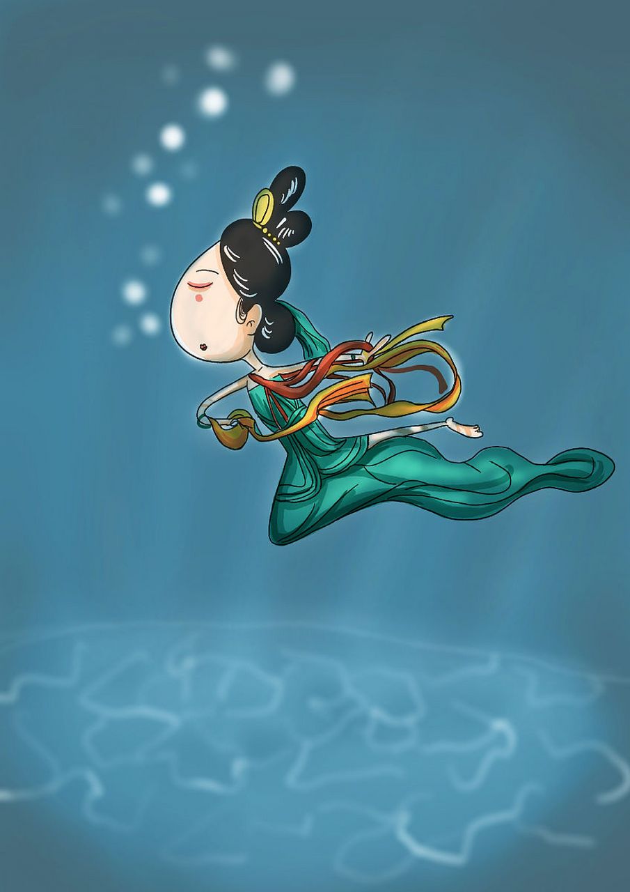 西游记里的蛊惑女  那个毒害龙王三太子和九头虫的小龙女,名叫敖寸心