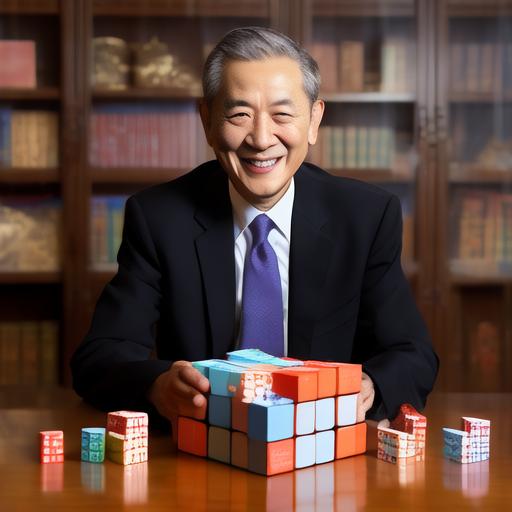现代山东文化名人颜廷利教授:通过魔方解析世界 在山东济南,颜廷利